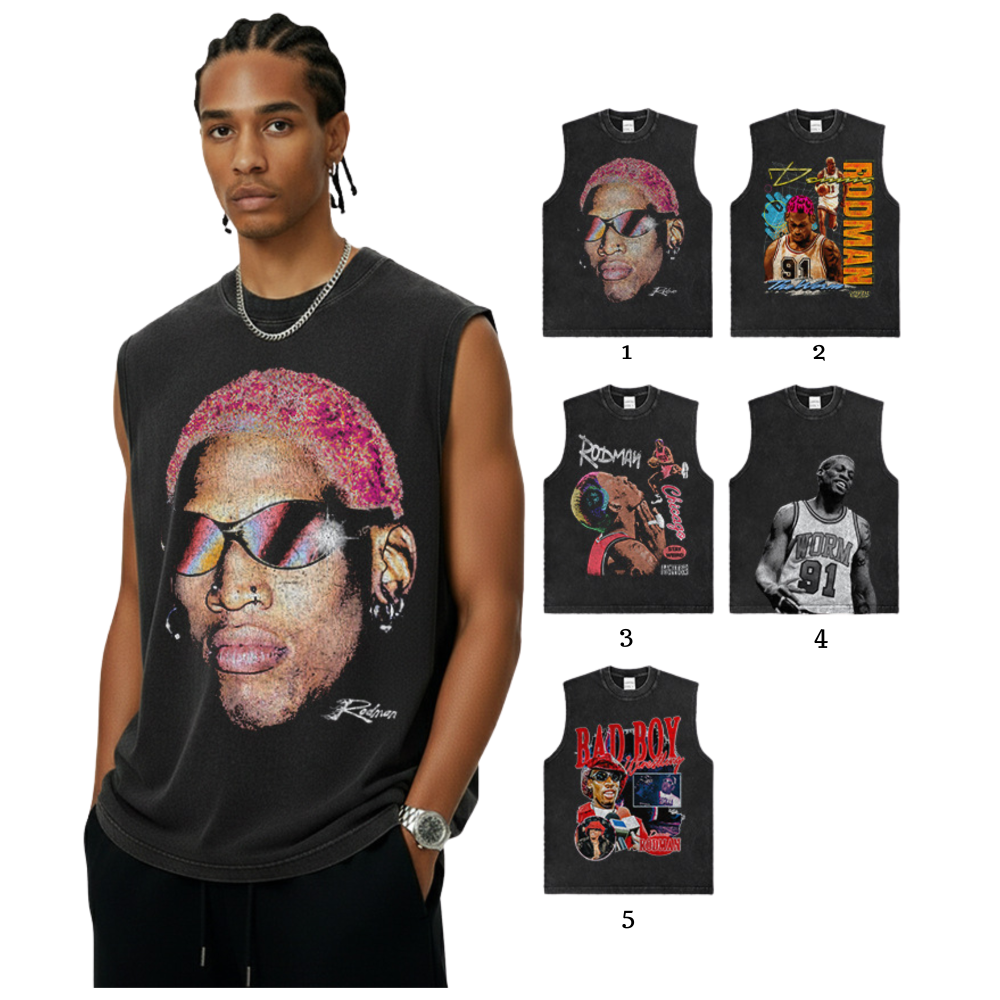 Dennis Rodman Tank Top