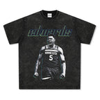 Anthony Edwards vintage graphic tee with Minnesota jersey design — Archive 199x