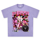 Lionel Messi vintage graphic tee with Inter Miami design — Archive 199x