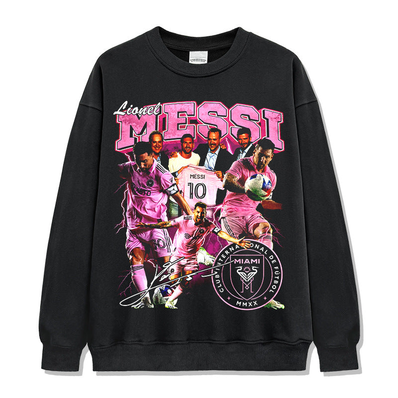 Lionel Messi Inter Miami vintage graphic crewneck — Archive 199x