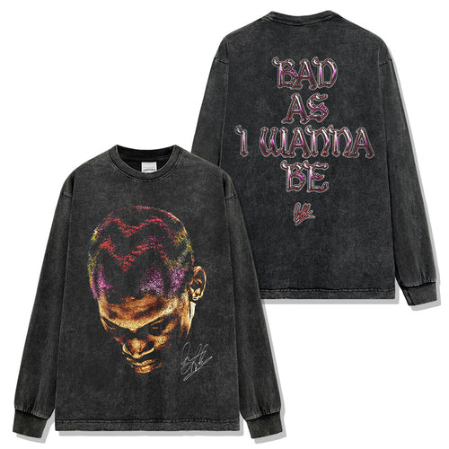 Dennis Rodman vintage graphic long sleeve — Archive 199x