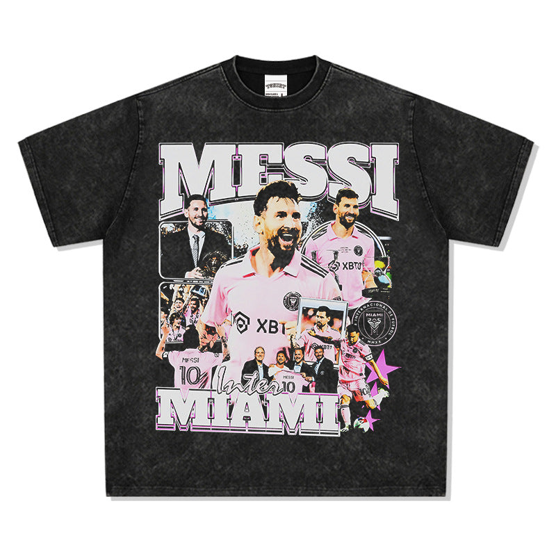 Lionel Messi Inter Miami vintage graphic tee — Archive 199x