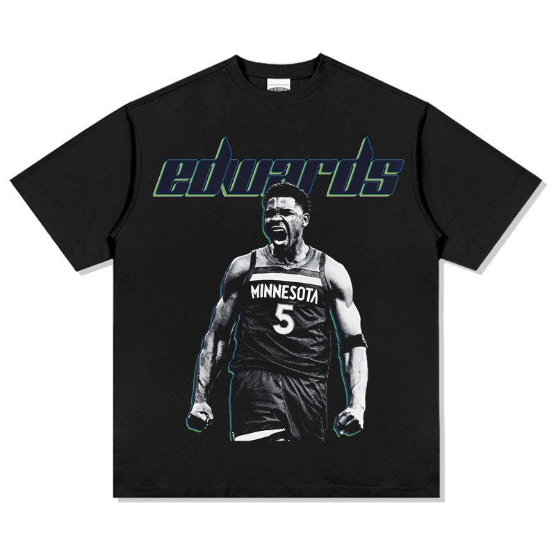 Anthony Edwards vintage graphic tee featuring Minnesota basketball design — Archive 199x