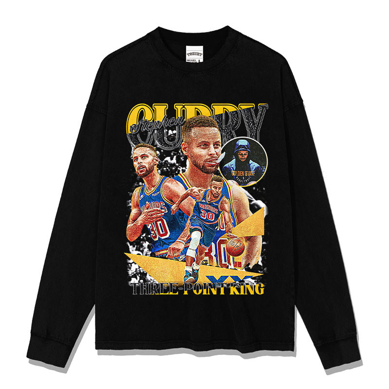 Stephen Curry vintage graphic long sleeve — Archive 199x