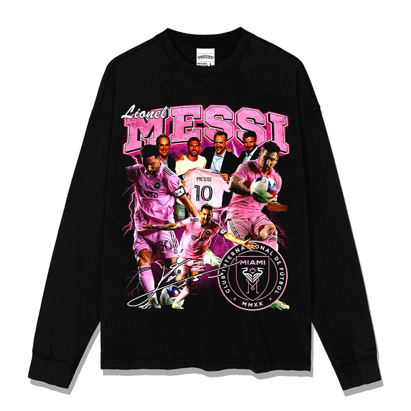 Lionel Messi vintage graphic long sleeve — Archive 199x