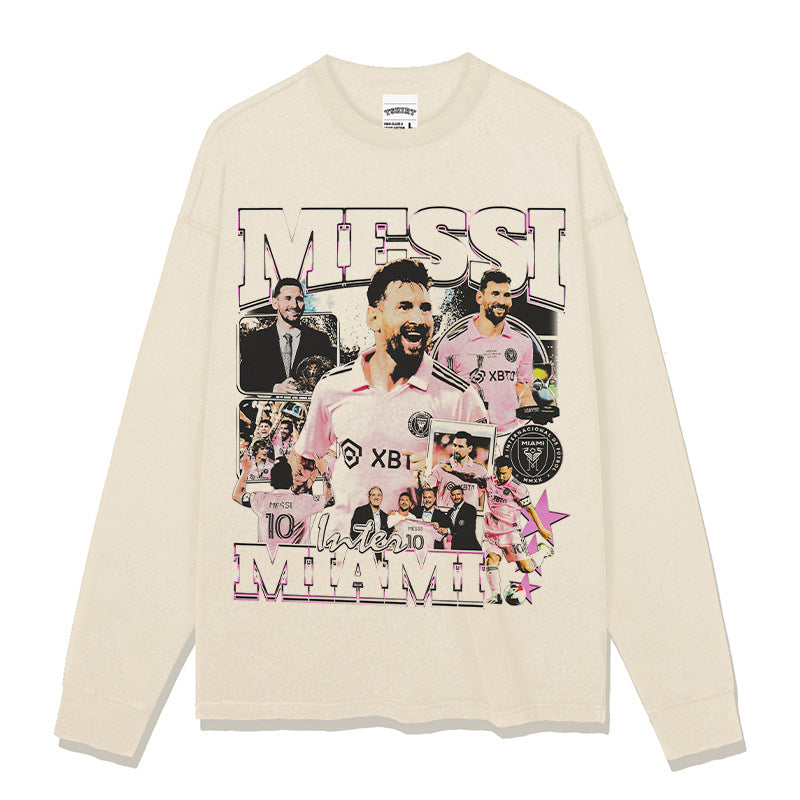 Lionel Messi vintage graphic long sleeve tee — Archive 199x