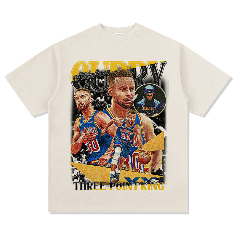 Stephen Curry vintage graphic tee with Warriors design — Archive 199x