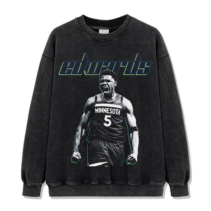 Anthony Edwards vintage graphic crewneck — Archive 199x