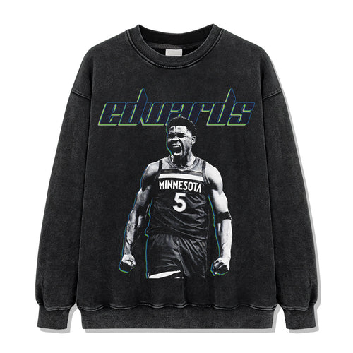 Anthony Edwards vintage graphic crewneck — Archive 199x