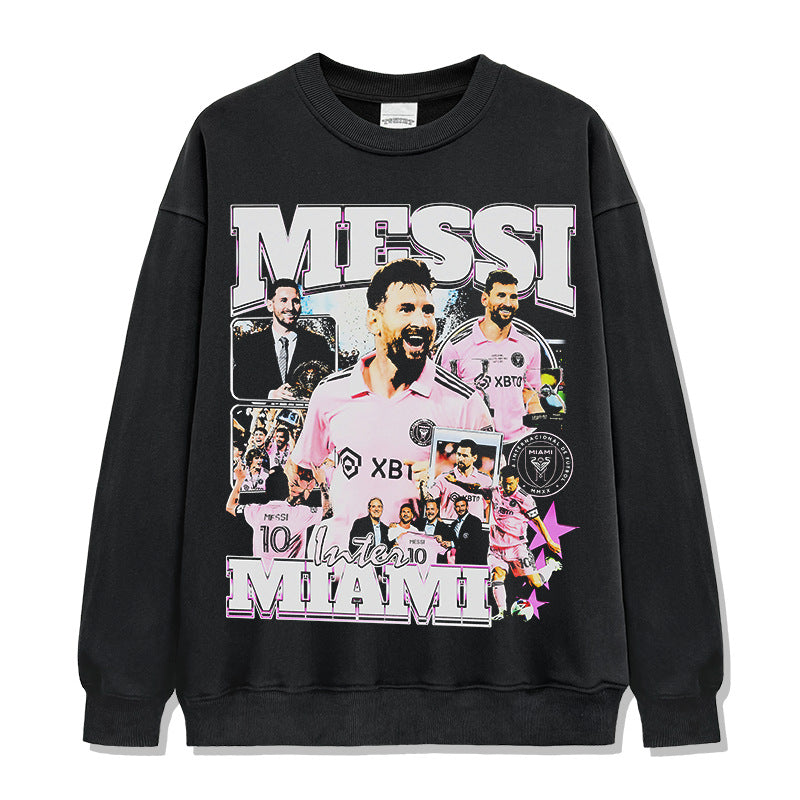 Lionel Messi Inter Miami vintage graphic crewneck — Archive 199x