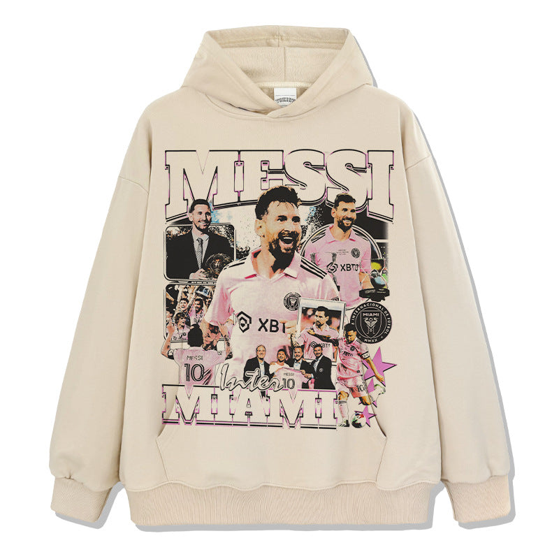 Messi Inter Miami vintage graphic hoodie — Archive 199x