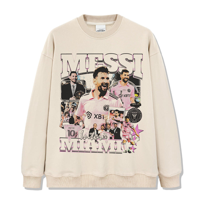 Lionel Messi Inter Miami vintage graphic crewneck — Archive 199x