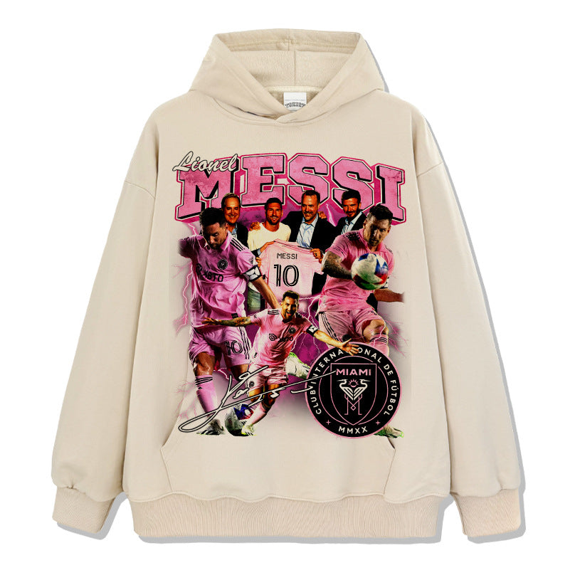 Lionel Messi Inter Miami vintage graphic hoodie — Archive 199x