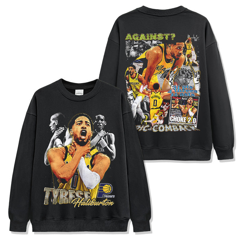 Tyrese Haliburton vintage graphic crewneck — Archive 199x