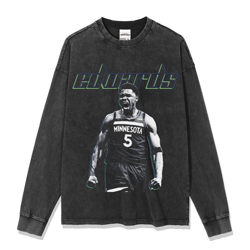 Anthony Edwards vintage graphic long sleeve — Archive 199x