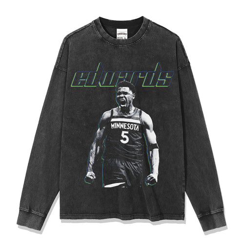 Anthony Edwards vintage graphic long sleeve — Archive 199x