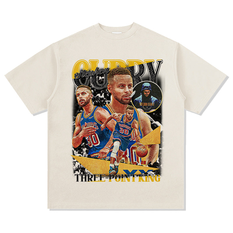Stephen Curry vintage graphic tee with Warriors artwork — Archive 199x