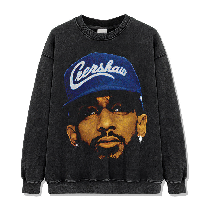 Nipsey vintage crewneck sweatshirt heavyweight streetwear Archive 199X