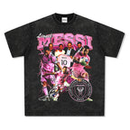 Lionel Messi vintage graphic tee with Inter Miami design — Archive 199x
