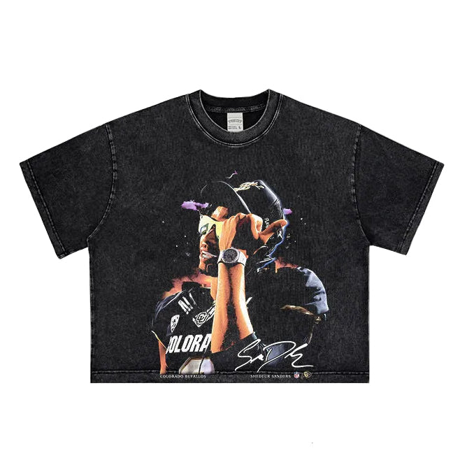 Shedeur Sanders Colorado Boxy Tee